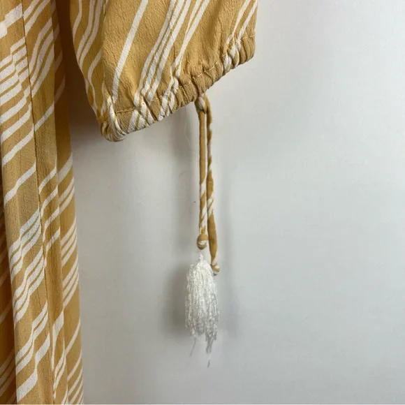 Faithful The Brand Yellow Striped Long Dress Size XS - Picture 11 of 13